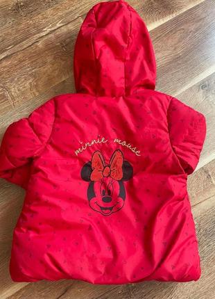 Демисезонная куртка из минные маус #куртка весенняя
