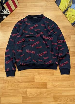 Світшот,кофта люксового бренду versace  розмір m-l як нова оригінал