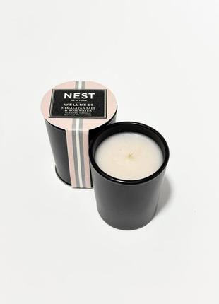 Свеча с гималайской солью и розовой водой nest new york himalayan salt & rosewater votive candle