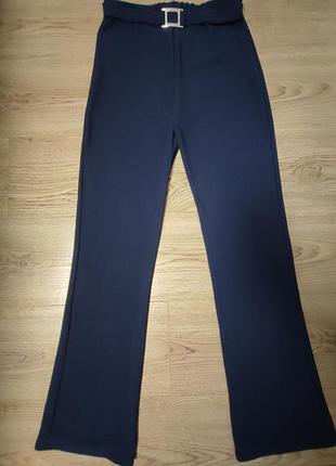 Брюки в милый рубчик