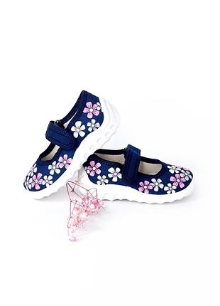 Текстильные тапочки на девочку waldi (рр. 22-27)