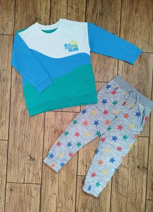 Світшот, трикотажні штани на 2-3 роки