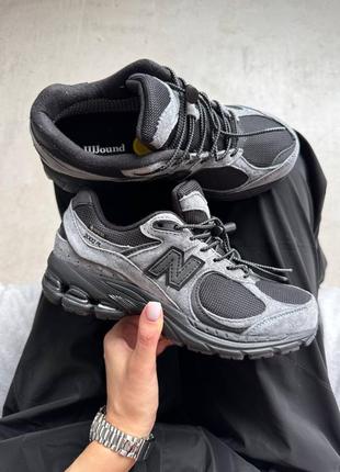 Кроссовки new balance 2002r grey / black gore-tex premium