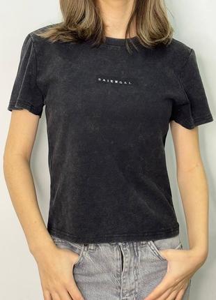 Футболка женская варенка рубчик