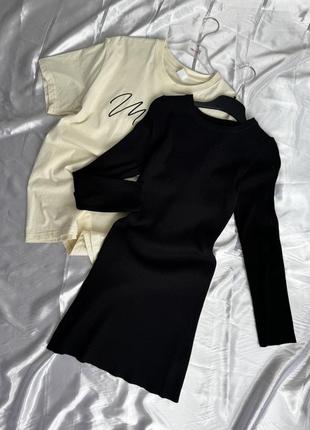Чорна міні сукня new look
