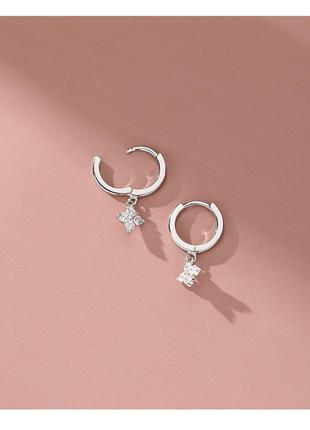 Срібні сережки 925 серебряные серьги