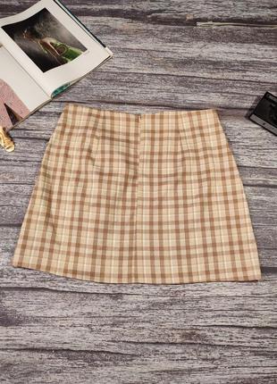 Мини юбка в клетку 2