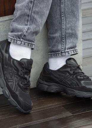 Кросівки asics gel nyc all black