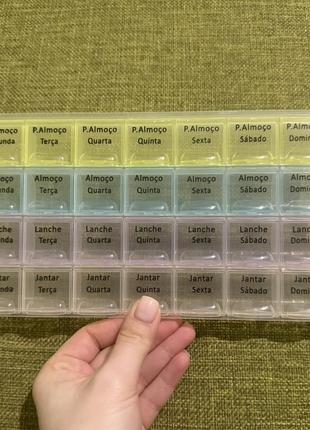 Таблетница, таблетка, органайзер для таблеток