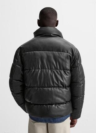 •leather branco puffer jacket куртка4 фото