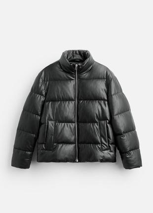 •leather branco puffer jacket куртка8 фото