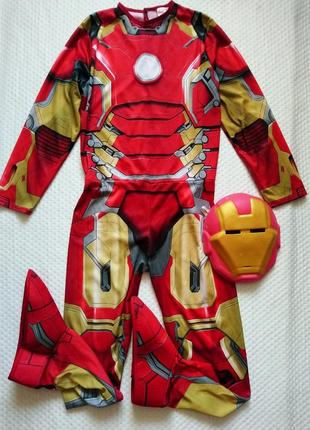 Карнавальный костюм айромен marvel iron man с маской