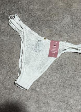 Новый набор трусиков стрингов h&m