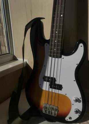 Бас гітара parksons spb-140 tone sunburst з чохлом