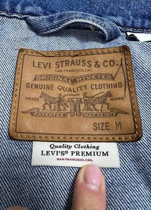 Мужская джинсовая оригинальная куртка джинсовка деним levi's м-ка3 фото