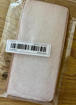 Новий чохол айфон 7 8 плюс пудровий золото iphone plus