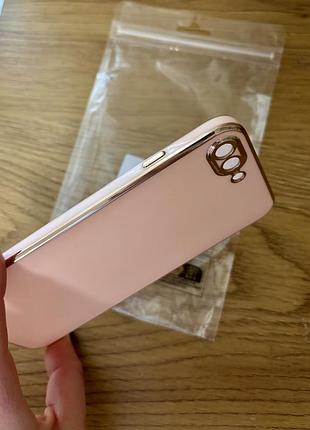 Новий чохол айфон 7 8 плюс пудровий золото iphone plus5 фото