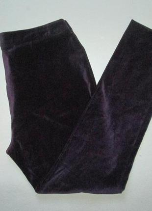 Шикарные велюровые бархатные брюки красивого пурпурного цвета ossie clark великобритания6 фото