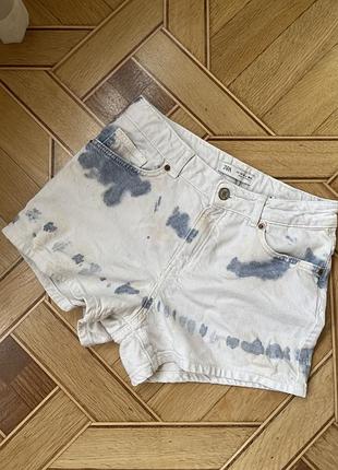 Zara джинсові шорти 13-14 років 164 см тай-дай