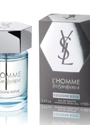 Оригінал yves saint laurent l'homme cologne bleue 100 ml туалетна вода