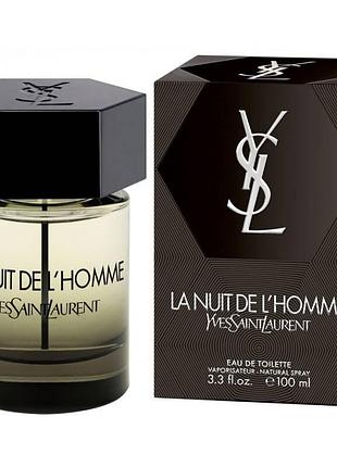 Оригінал yves saint laurent la nuit de l'homme 100 ml туалетна вода