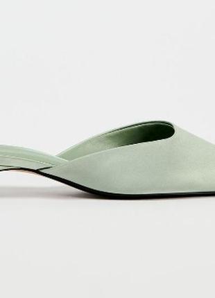 Текстильные мюли zara, р. 38