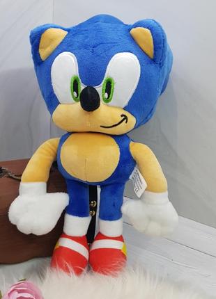 Мягкая игрушка соник, sonic, 30 см, синий