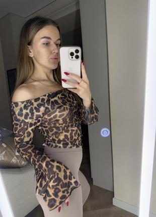 Кофта леопардова