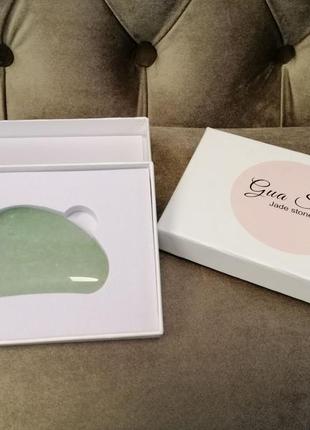 Скребок guasha (кварц и нефрит)