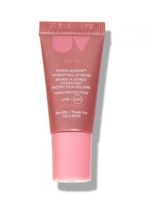 Солнцезащитный бальзам для губ spf 50 ultra violette sheen screen hydrating lip balm, 7 гр.