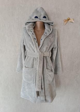 Флисовый халат гарри поттер р.10-11 лет