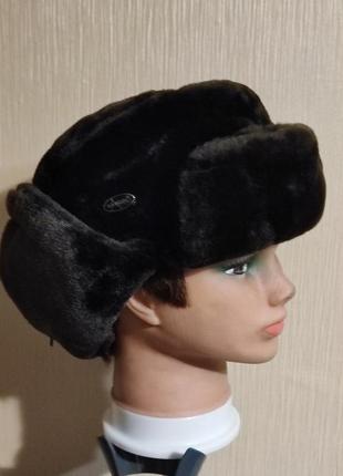 Шапка-ушанка faux fur trapper от kangol