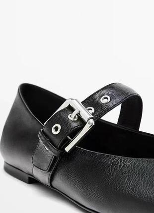 Туфлі балетки massimo dutti3 фото