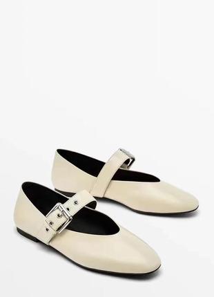Туфлі балетки massimo dutti7 фото