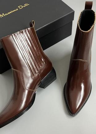Ботинки козаки кожаные massimo duttи2 фото