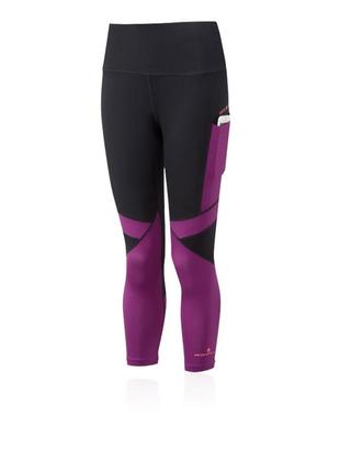 Женские спортивные беговые леггинсы/ тайтсы ronhill stride revive women's crop tights/ nike/under armour/gymshark