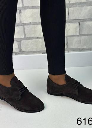 Женские туфли броги лодочки на шнуровке натуральная замша 36-41 деми леопардовый принт