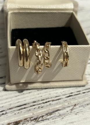 Каффы серьги
