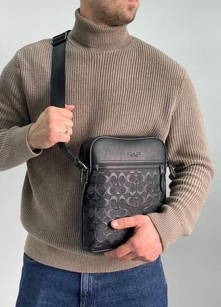 Чоловіча барсетка coach houston bag