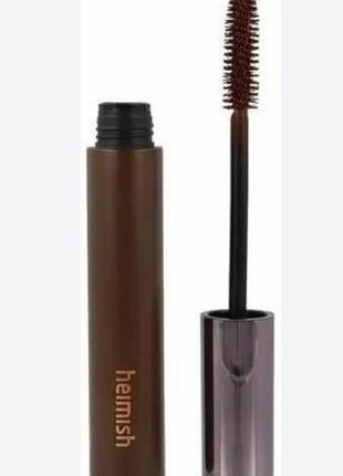 Коричнева туш для об'єму вій heimish dailism smudge stop mascara [volume brown]