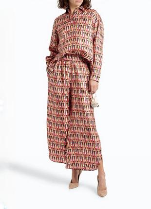 Max mara шелковый брючный костюм