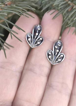 Серебряные серьги