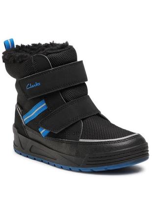 Детские зимние сапожки ботинки clarks