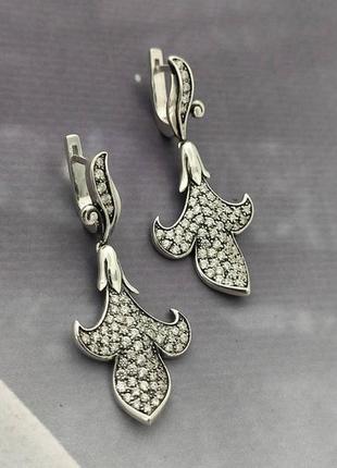 Серебряные серьги