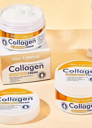Крем для обличчя miss vanessa collagen face cream, 120 г