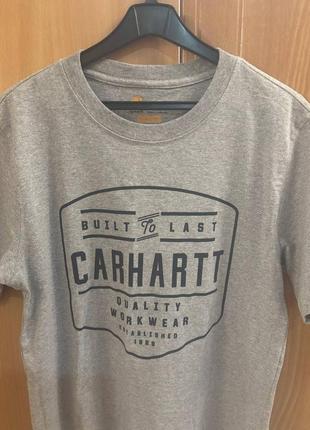 Carhartt, сіра футболка з коротким рукавом розміру s