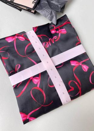 Пижама с шортиками victoria’s secretglazed satin short pajama set new4 фото