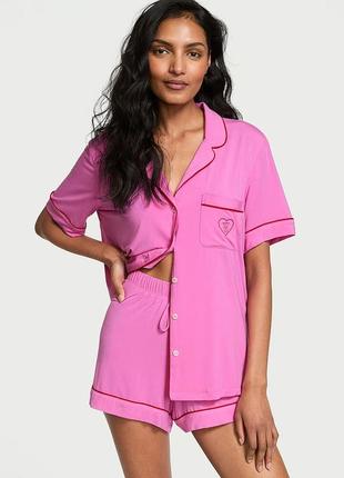 Піжама з шортиками victoria's secret modal soft short pajama set