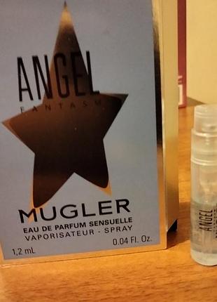Angel fantasm mugler eau de parfum sensualle пробник 1.2мл