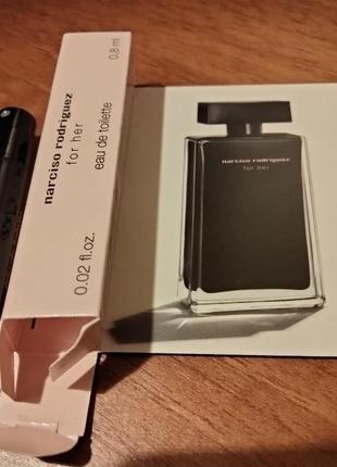 Narciso rodriguez for her eau de toilette 0.8мл